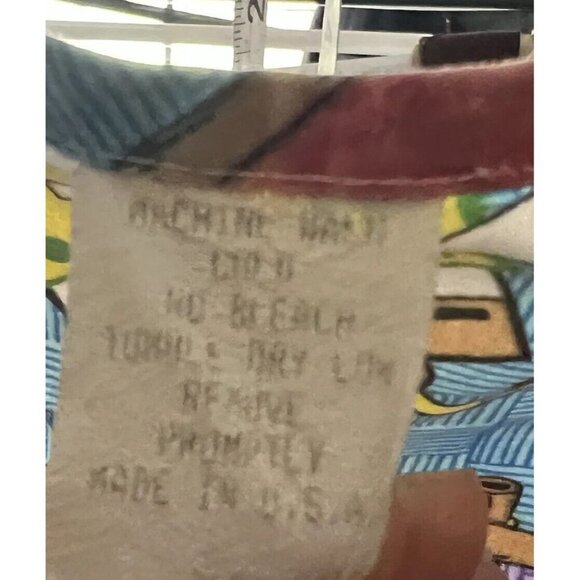 Lot of 2 Nickelodeon Spongebob Squarepants Scrub Tops Shirt Medium Pockets USA - Picture 5 of 10